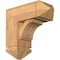 Ekena Millwork Imperial Arts and Crafts Smooth Bracket w/ Offset Brace, Western Red Cedar, 7 1/2"W x 18"D x 18"H BKT0806X18X18IMP03SWR - alternate 1